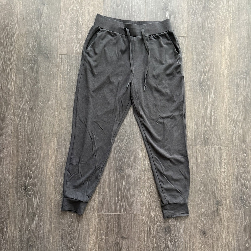 Cozy Earth Brushed Bamboo‎ Joggers Womens S Gray Soft Loungewear Neutral Cozy